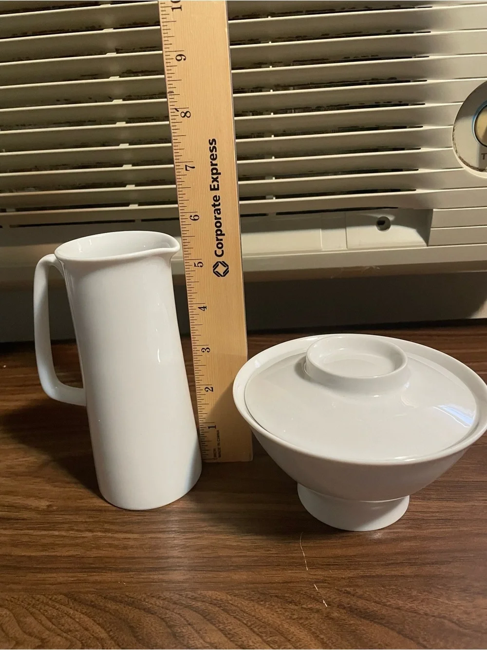 Vintage Harmony House Ronvik fine China Ceramic Pitcher‎ and Lidded Bowl Set